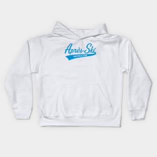 Après-Ski – Instructor (Lettering / Apres Ski / Blue) Kids Hoodie